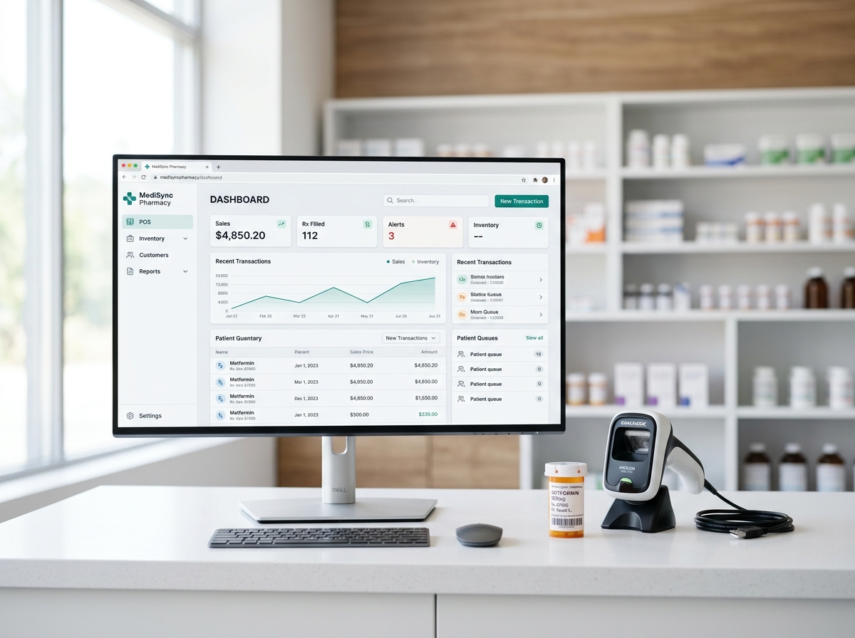 Pharmacy Point of Sale and medicine inventory tracking application